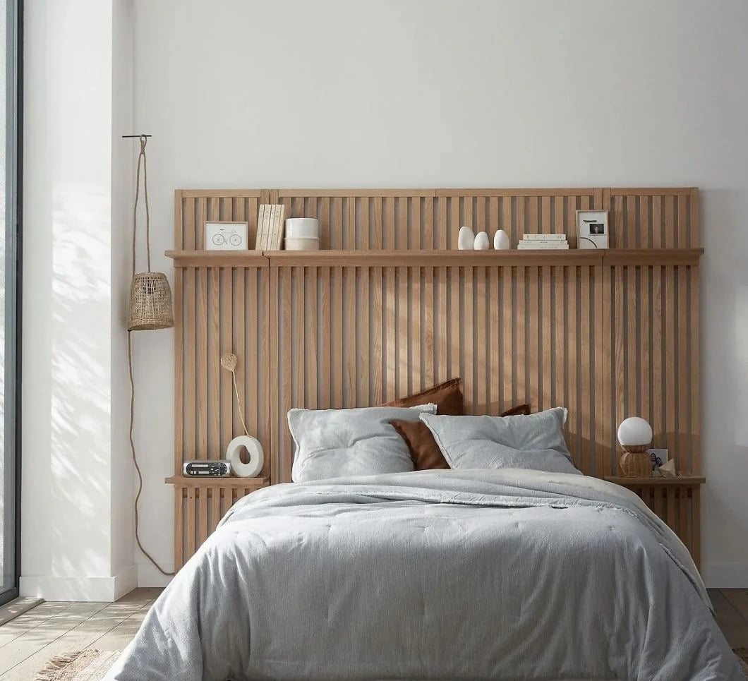 9 têtes de lit en bois moderne et fonctionnelles avec rangements
