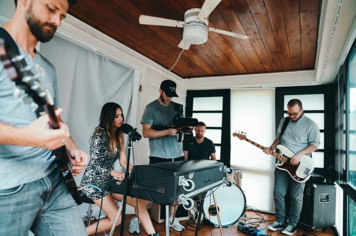 Groupe de musique à domicile